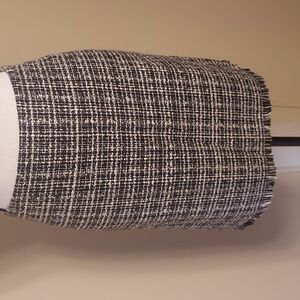 Jones New York black/white checkered skirt,  size 8
